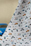 100% Cotton Baby Boy Muslin Blanket with Car Pattern – Light Baby Blanket with Gray Background, - 3