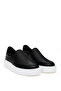 Black Eva Sole 100% Leather Loafer Shoes 50302350-Vr046