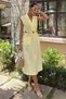 Midi Dress with Belly Ring Detail 2896 - 2