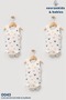 Newborn Baby Kids 3 Piece Bodysuit Set - 5