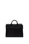 Men's Black 100% Leather Briefcase 50305288-Vr046 - 4