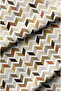 Digital Printed Upholstery Sofa Fabric with Zigzag Modern Pattern - 4