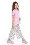 New Season Girl's Daisy Embroidered Short Sleeve Set - 3