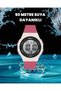 Waterproof Digital Kids' Watch, Model 348, Red, 4 Colors, Stopwatch and Alarm, 5atm