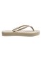 Hav.Slim Flatform Women's Beige Slippers 4144537 - 3