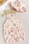 Muslin 100% Cotton Summer Baby Girl Jumpsuit - 2