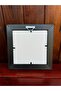 Uv Printed Stone Frame with White Frame and Leather Bottom Base 16X16 cm (Cat3 Pattern) - 5