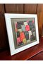 Uv Printed Stone Frame with White Frame and Leather Bottom Base 16X16 cm (Cat3 Pattern) - 2