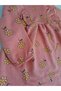 Daisy Printed Ruffle Detailed 3 Thread Non-Embroidered Girls' Dress - 6