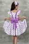 Buckle Floral Bow Holiday Children's Dress Aby216