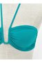 Lcw Dream Green Women's Halter Neck Detailed Plain Bikini Top - 3