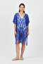 Bysen Montana Floral Patterned Loose Beach Dress Pareo - 2