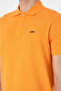 Men's Regular Fit Polo Neck Orange Basic T-Shirt 50306007-Vr051 - 7