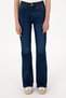 Women's Dark Blue Slim Flare Fit Jean Trousers 50297534-Dn0023 - 2