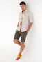 قميص رجالي أساسي بأكمام طويلة من الحجر 50297897-VR049 - 4
