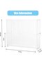 Acrylic Display Case 2 Tier Transparent Display Case for Collections Holder 30.5 x 9.5 x 26.5 cm - 2