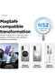 Magnetic Hybrid for Samsung Galaxy S25 EDGE case cover compatible with MagSafe - Transparent - 3