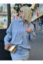 Blue Striped Women's Shirt - 6