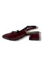 M901-25 Patent Leather Banded Square Heel Women's Shoes - 3