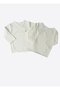 Organic basic inner outer bodysuit set ecru - 2