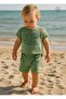 Organic Premium Towel Set of 2 Green