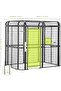 Aviary Large Walk-in Bird Cage - Durable Pet House Birdcage (Black) - 3
