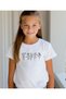 Flower Printed Mother-Daughter Crew Neck T-Shirt (Single Product, Add 2 Pieces to the Cart for Combination) - 3