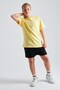 Football Field Patterned 100% Cotton Men's Oversize T-Shirt - 5