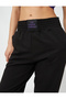 Jogger Sweatpants High Waist with Label Detail - 5