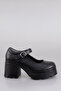 MSN 903 High-Heeled Buckle Detail Loafers - 4