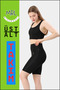 Women's Black Suit Bottom-Top Short Shorts-Leggings and Sports Bustier with Pads 2Li Set Anthracite Piping Elt3043