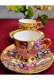 Porcelain Hand Decor Painting 2 Cup Set - 2