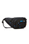 Men's Waist Bag Diagonal Multi-Pocket Waterproof Fabric Chest Cross Headphone Outlet Bag - 8