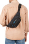Men's Waist Bag Diagonal Multi-Pocket Waterproof Fabric Chest Cross Headphone Outlet Bag - 4