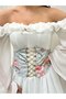 Vintage Front- Tie-Detail Corset Bustier - 2