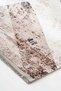 Modern Patterned Washable Non-Slip Base Chenille Brown Cream Living Room Carpet 8321 - 5