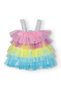 1-4 Years Old Girl's Colorful Layered Tulle Strap Summer Dress – Party & Birthday Dress - 2