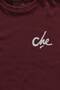 Claret Red T-Shirt Ernosto Che Guevara Text Printed Unisex T-Shirt Regular Fit - 2