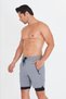 Men's Tights and Zippered Pocket Sports Shorts Smoked 5807-F - 6
