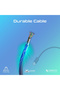 كابل EcoLine-Ci120 فائق السرعة USB-C إلى Lightning بقوة 27 واط - 1.2 متر - أزرق داكن - 5