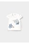 Baby Girl Floral Printed T-Shirt White 1070