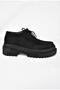 R294783002 Black Suede Women's Shoes - 5