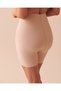 Porfy Model 3 Zone Effective Laser Cut Biker Leggings Long Corset Skin Color - 4