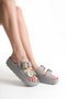 Teflaema Women's Slippers 001222 Gray - 2