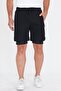 Men's Tights and Zippered Pocket Sports Shorts Black 5807-S - 3
