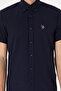 Men's Navy Blue Short Sleeve Shirt 50298007-Vr033 - 6