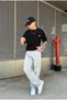Basic Baggy Pantolon - 5