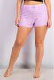 Women 2Pc Set Ties Dye Pull On Shorts, Pink Combo - 3
