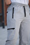 Men's Light Gray Sweatpants Quality Parachute Fabric - 3