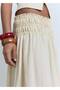 Gathered Paneled Midi Skirt - 8